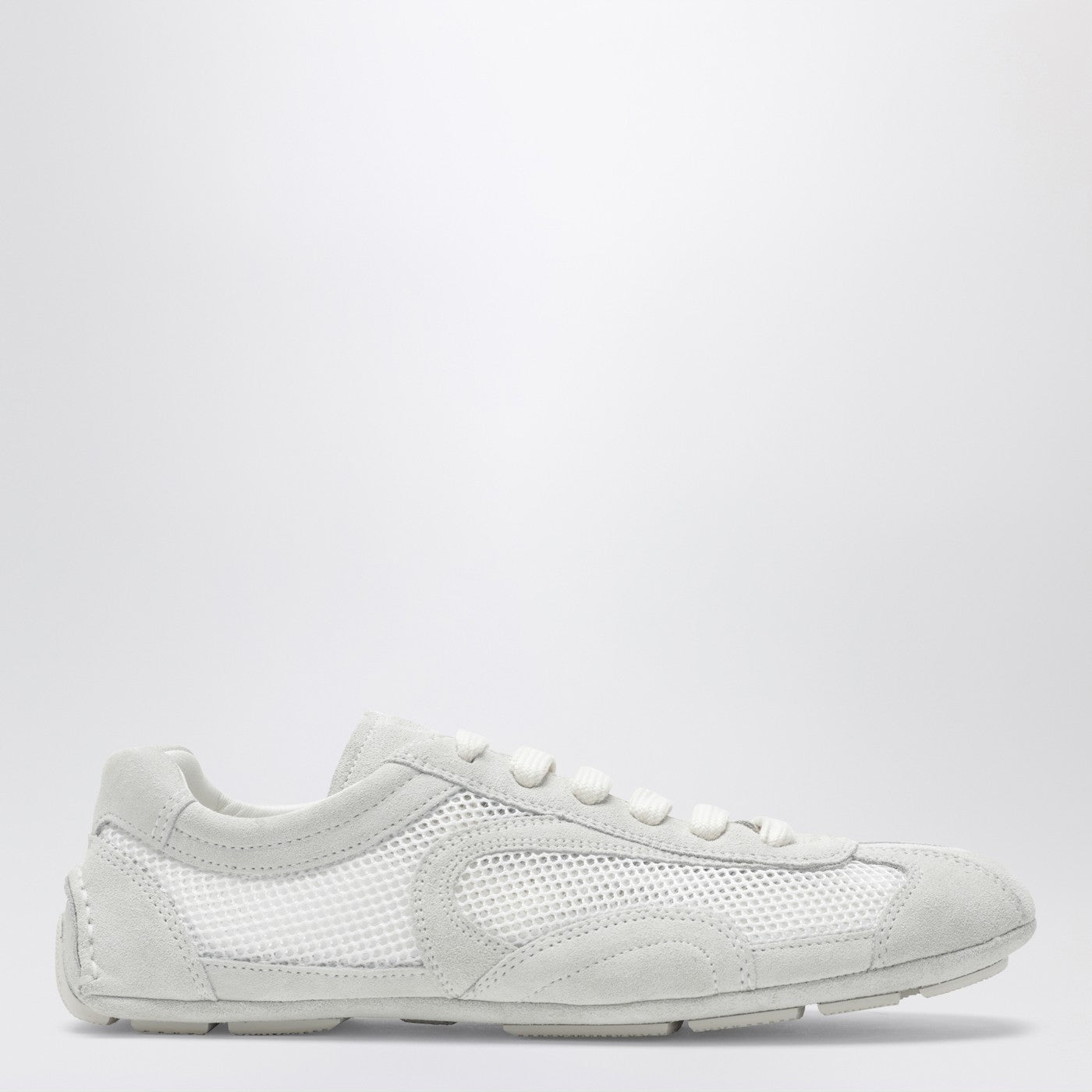 Montecarlo Re-Edition 2005 Sneakers In White Leather And Mesh