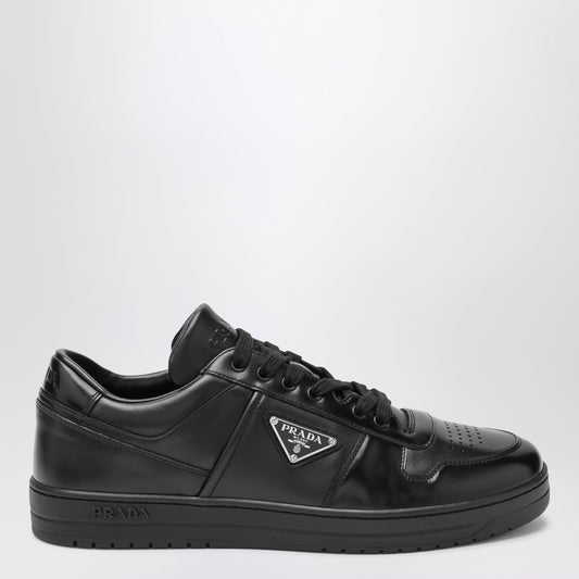 Black Downtown Leather Sneakers