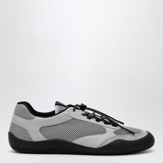 Grey Speedrock Sneakers In Leather And Mesh Fabric
