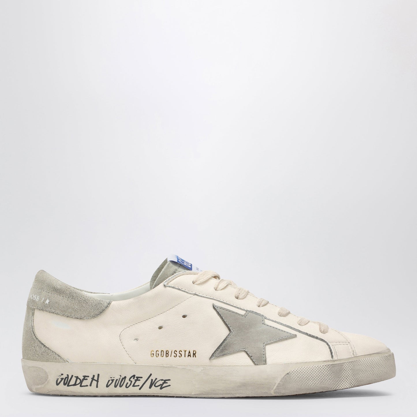 White/Grey Super-Star Sneakers