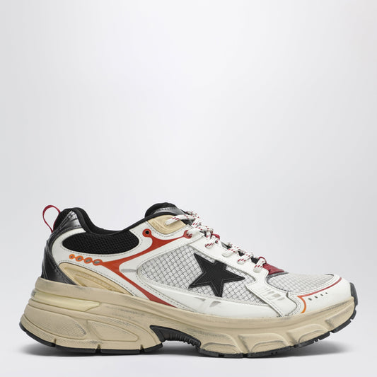 Lightstar Sneakers In White/Grey/Red