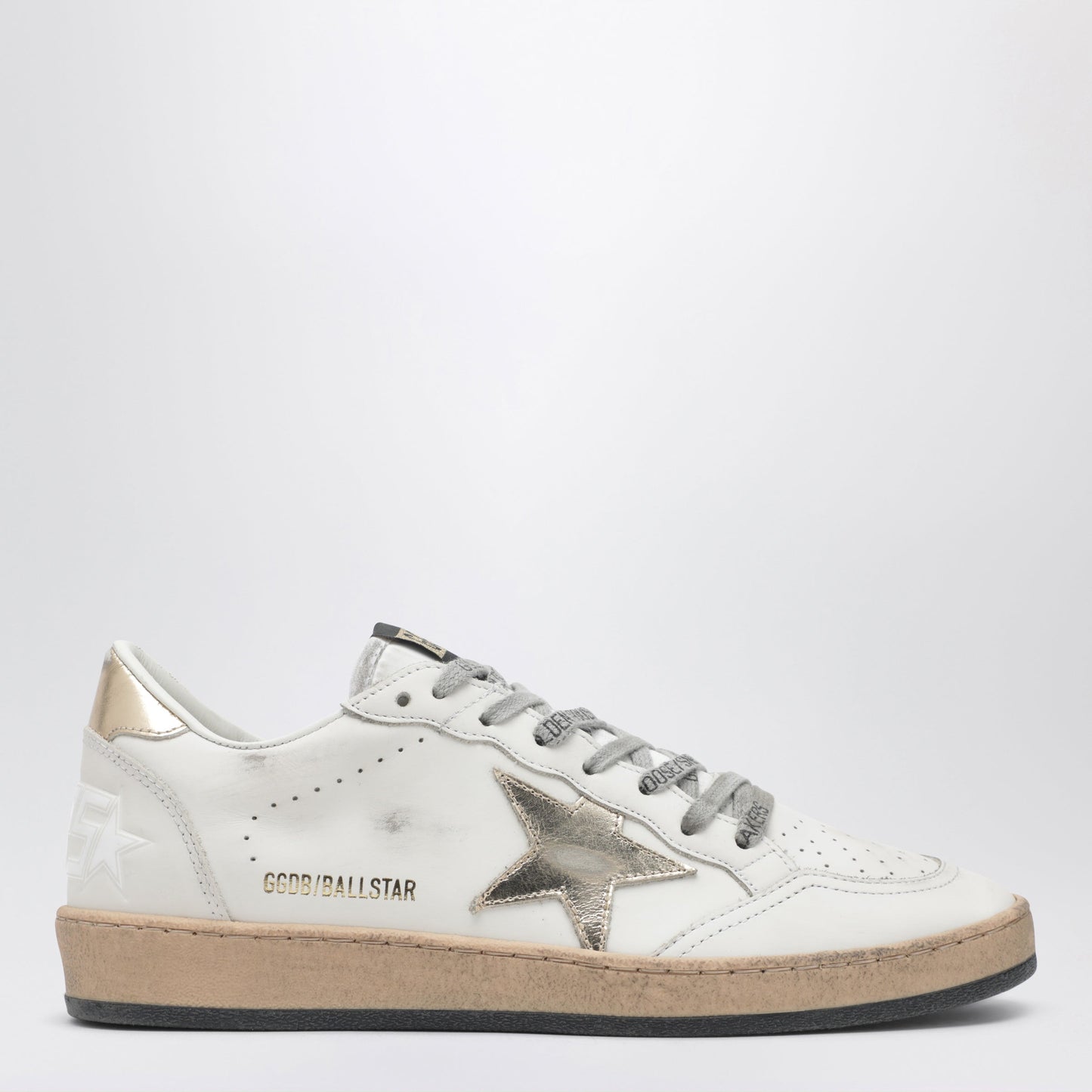 Sneakers Ball Star White Latte/Gold