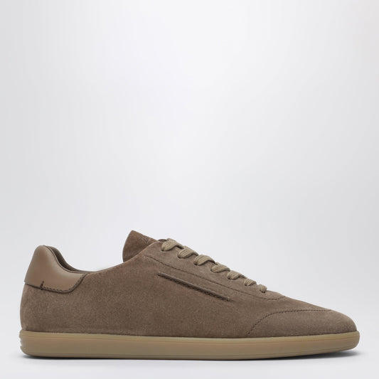Beige 232 Sneakers In Suede